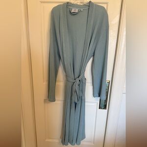 Cariloha Waffle Knit bamboo Robe in Seafoam Green